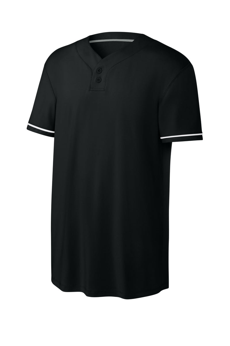 Richardson Select 2-Button Baseball Jersey - Black