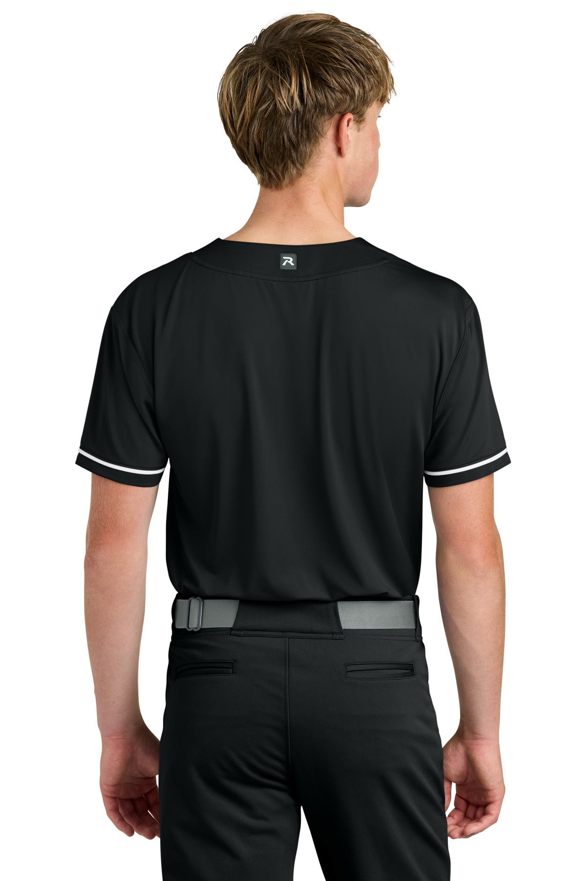 Richardson Select 2-Button Baseball Jersey - Black