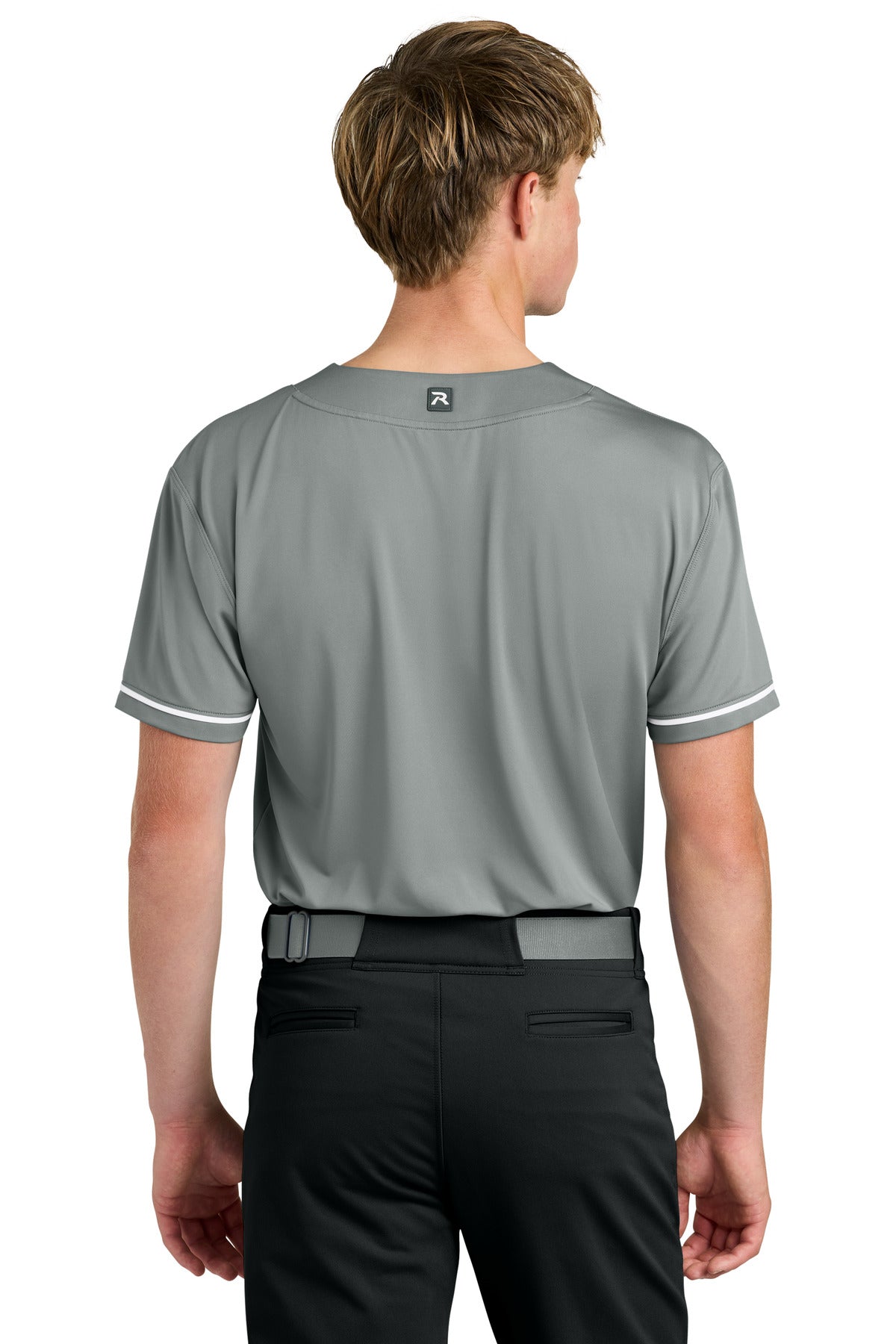 Richardson Select 2-Button Baseball Jersey - Grey