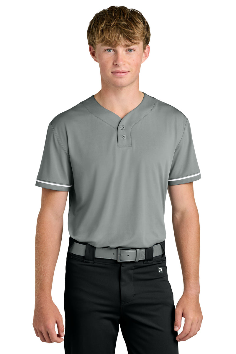 Richardson Select 2-Button Baseball Jersey - Grey