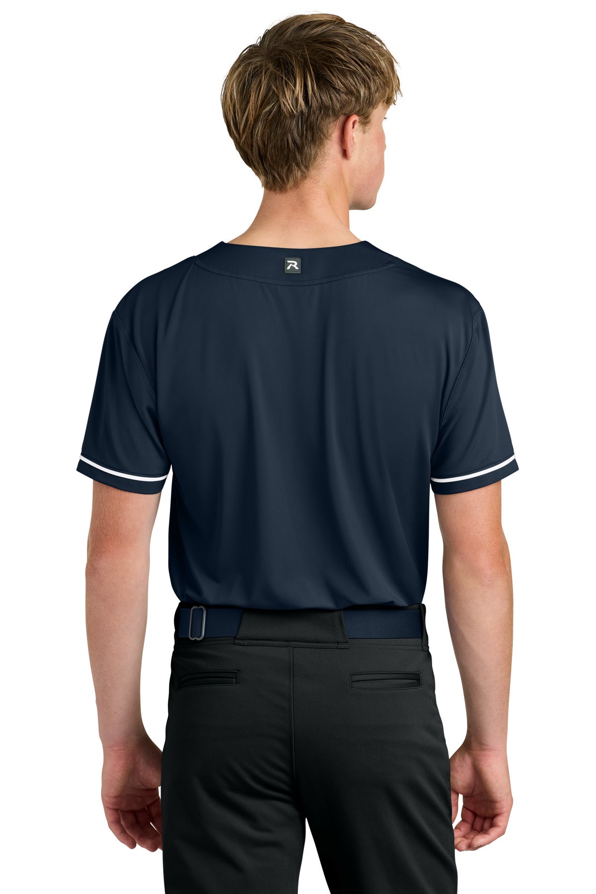 Richardson Select 2-Button Baseball Jersey - Navy