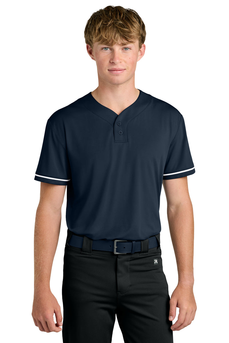 Richardson Select 2-Button Baseball Jersey - Navy