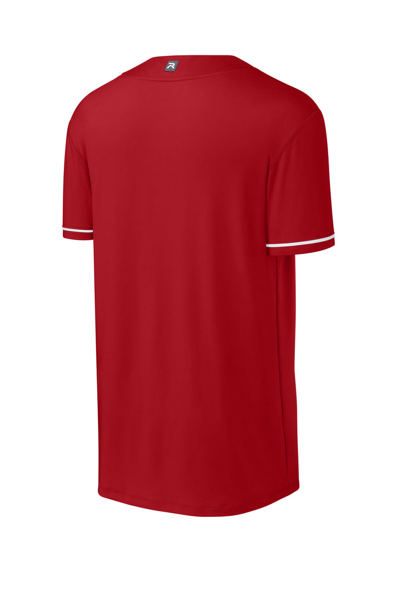 Richardson Select 2-Button Baseball Jersey - Red