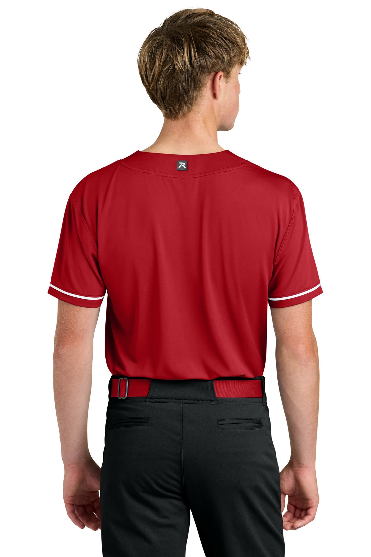 Richardson Select 2-Button Baseball Jersey - Red