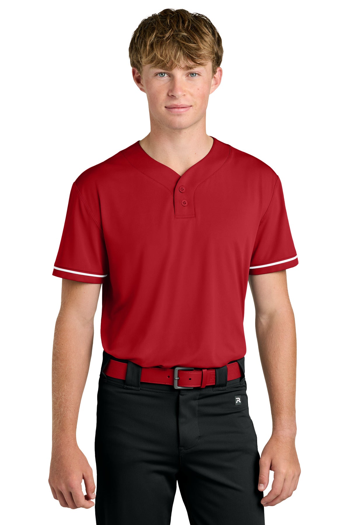 Richardson Select 2-Button Baseball Jersey - Red