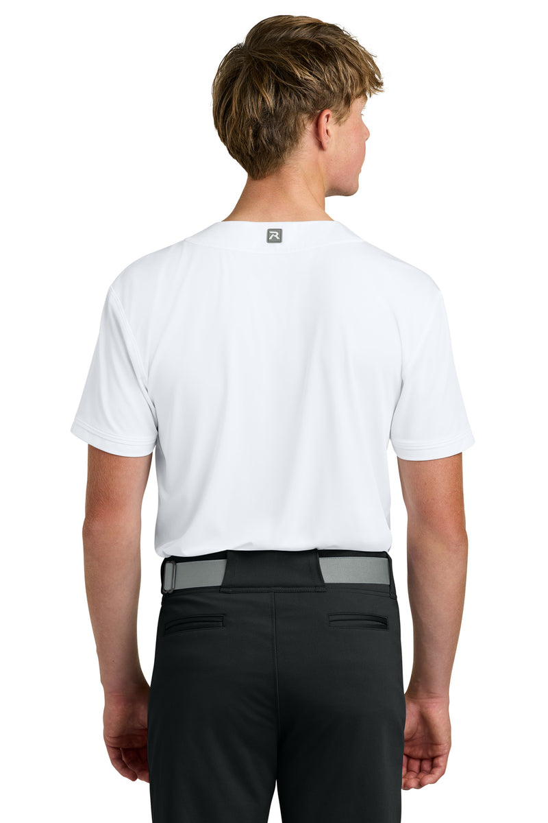 Richardson Select 2-Button Baseball Jersey - White