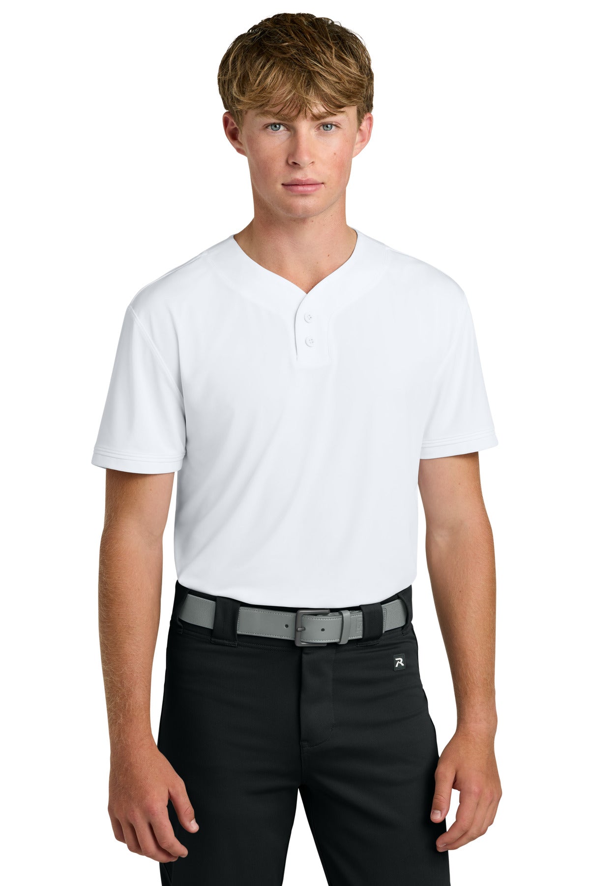 Richardson Select 2-Button Baseball Jersey - White