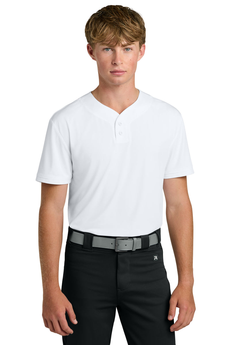Richardson Select 2-Button Baseball Jersey - White