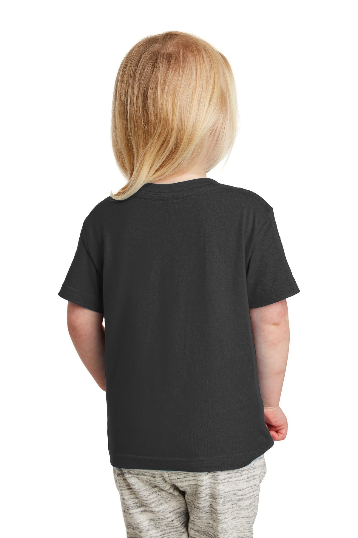 Rabbit Skins Toddler Fine Jersey Tee - Black