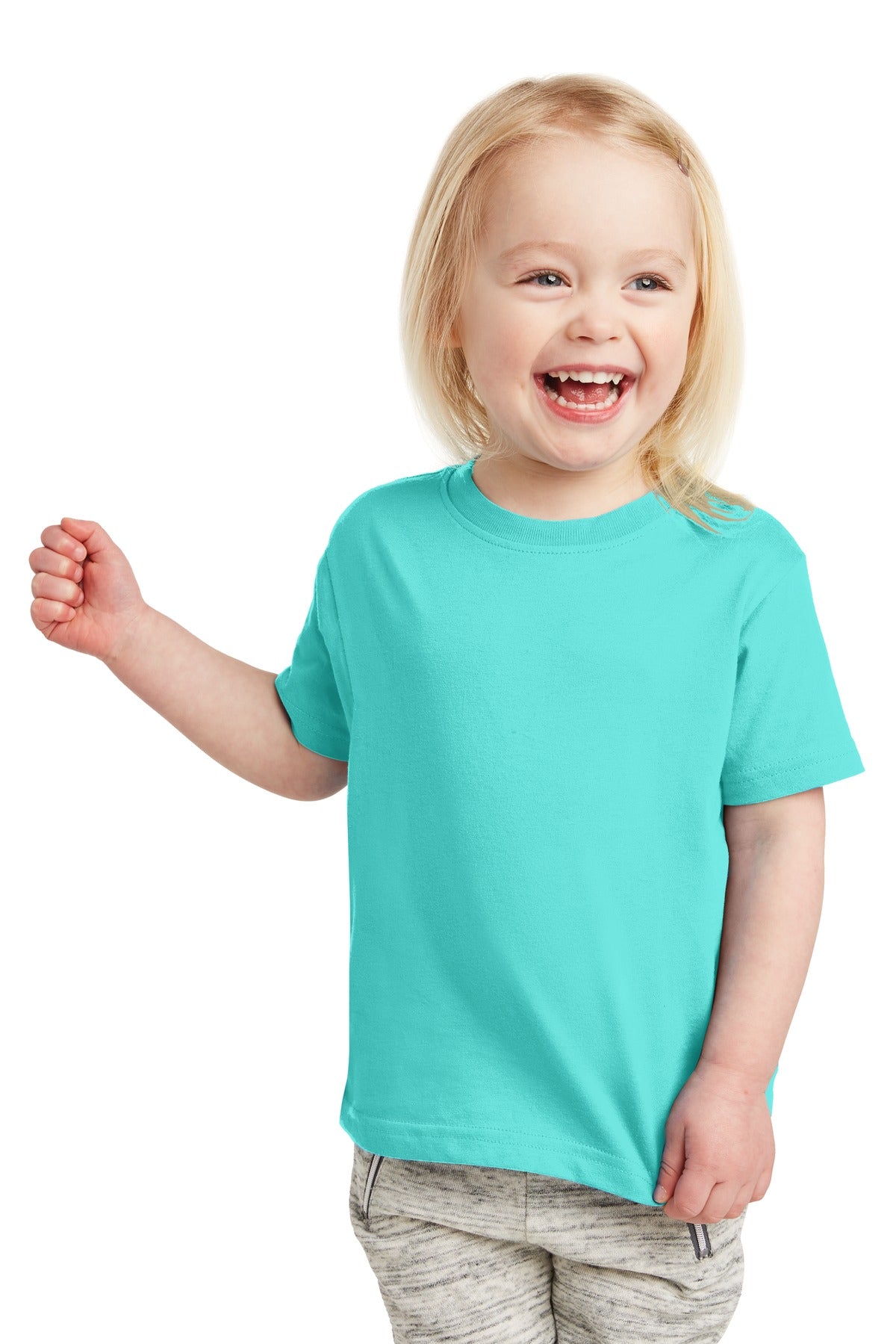 Rabbit Skins Toddler Fine Jersey Tee - Caribbean