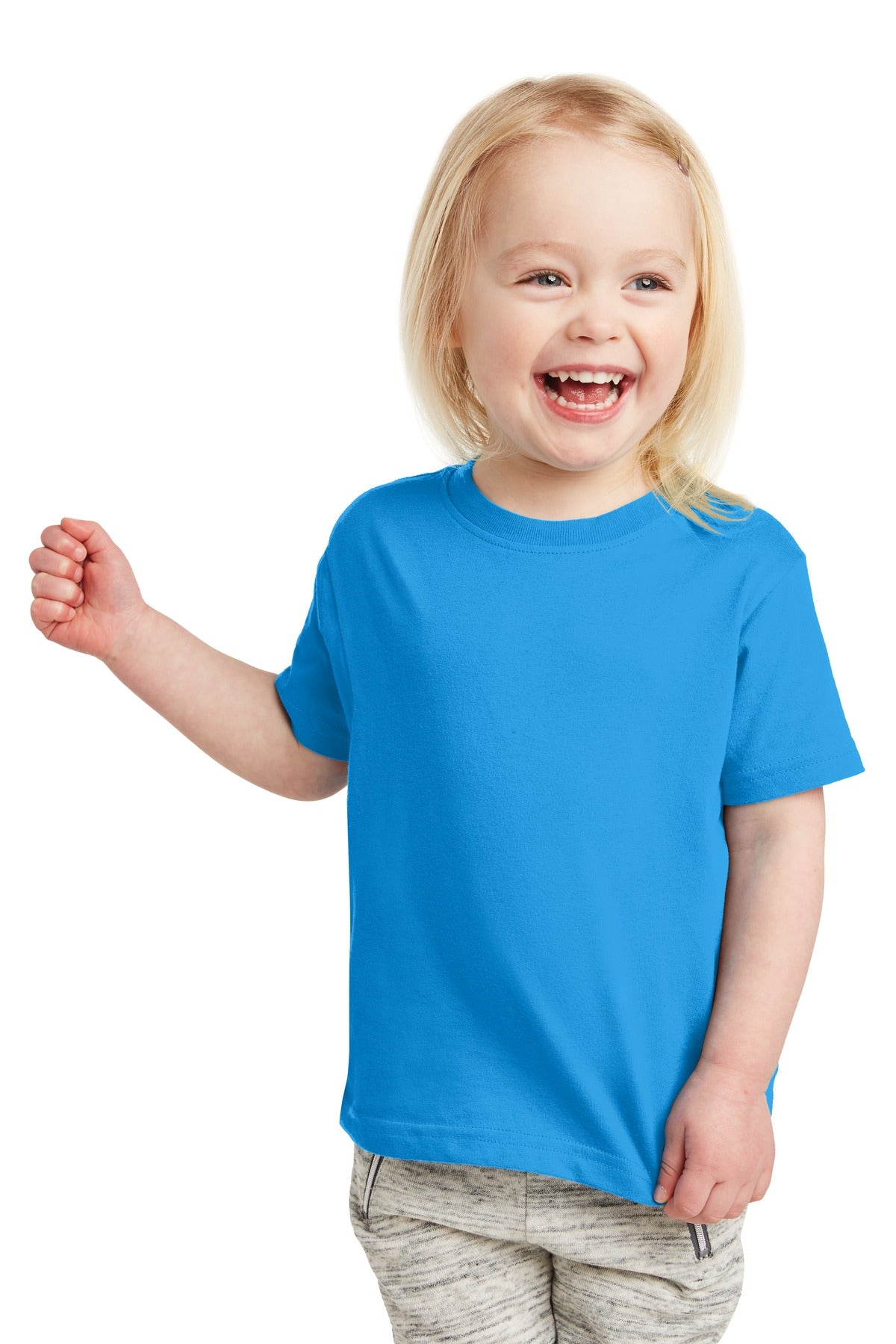 Rabbit Skins Toddler Fine Jersey Tee - Cobalt