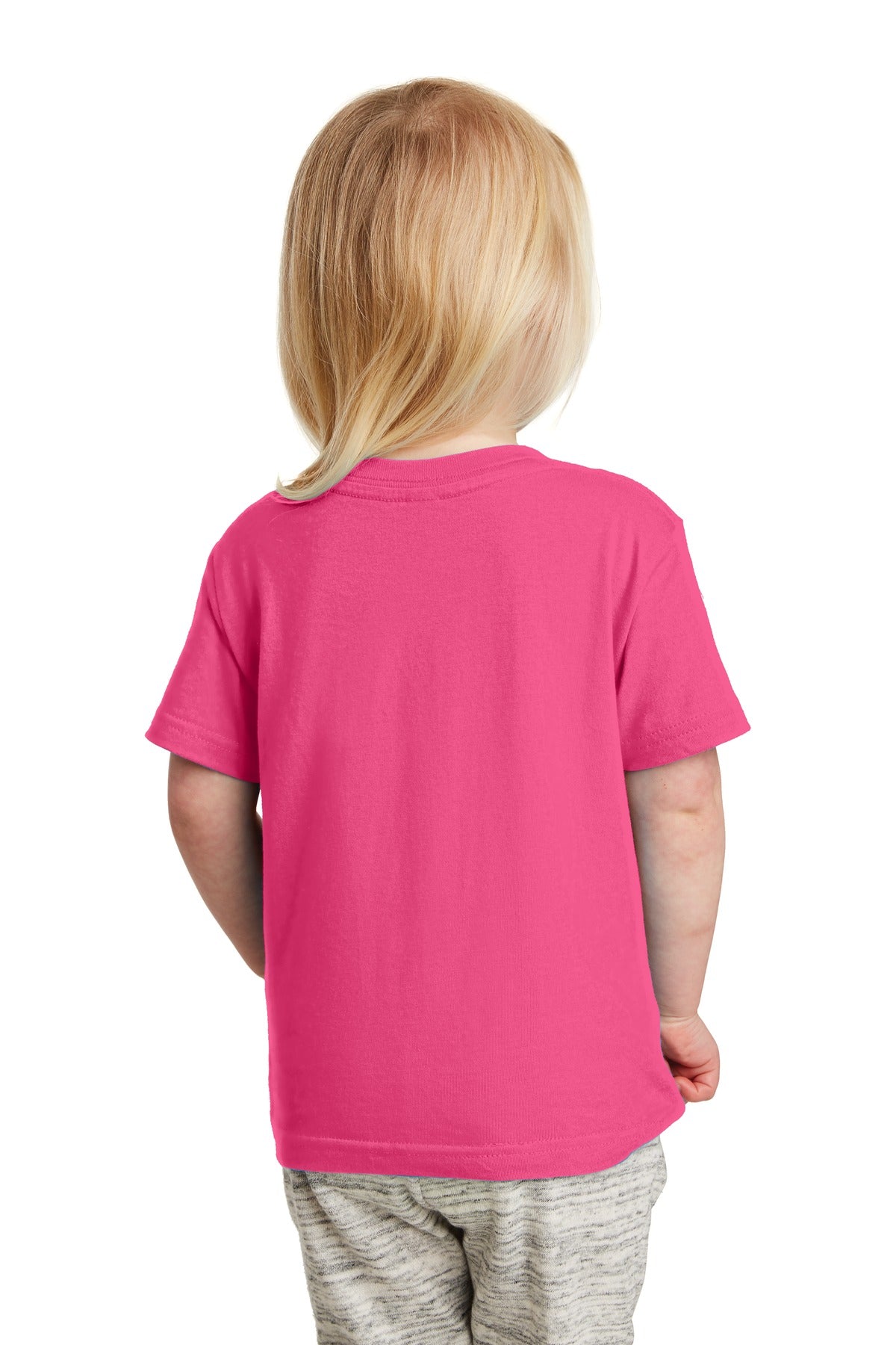 Rabbit Skins Toddler Fine Jersey Tee - Hot Pink