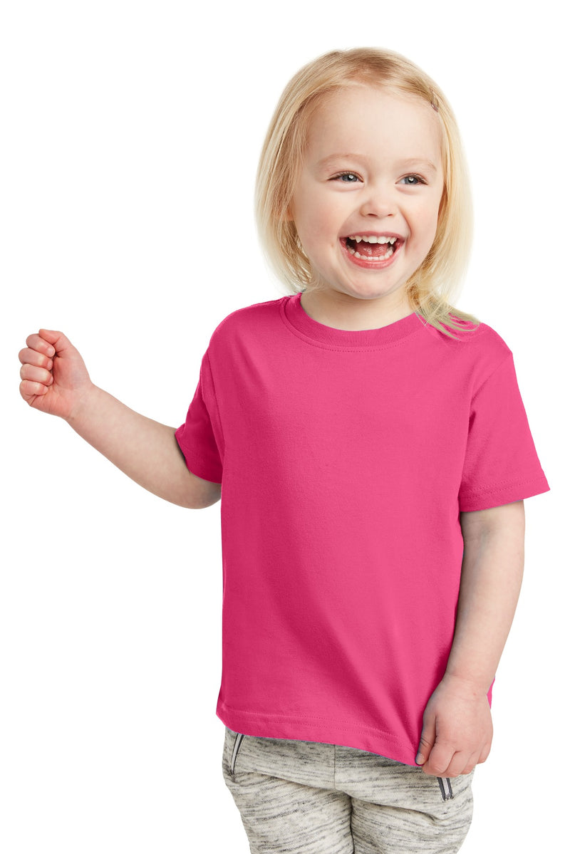 Rabbit Skins Toddler Fine Jersey Tee - Hot Pink