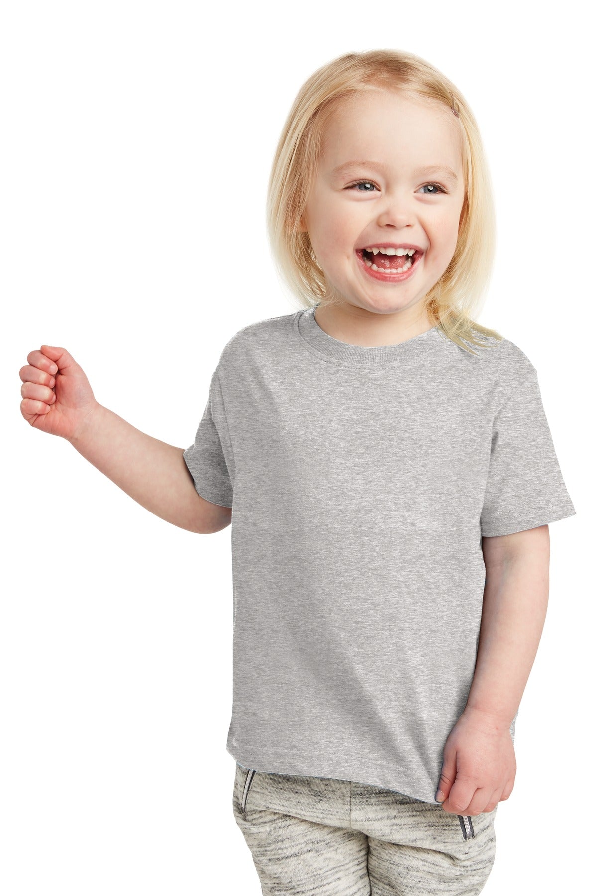Rabbit Skins Toddler Fine Jersey Tee - Heather