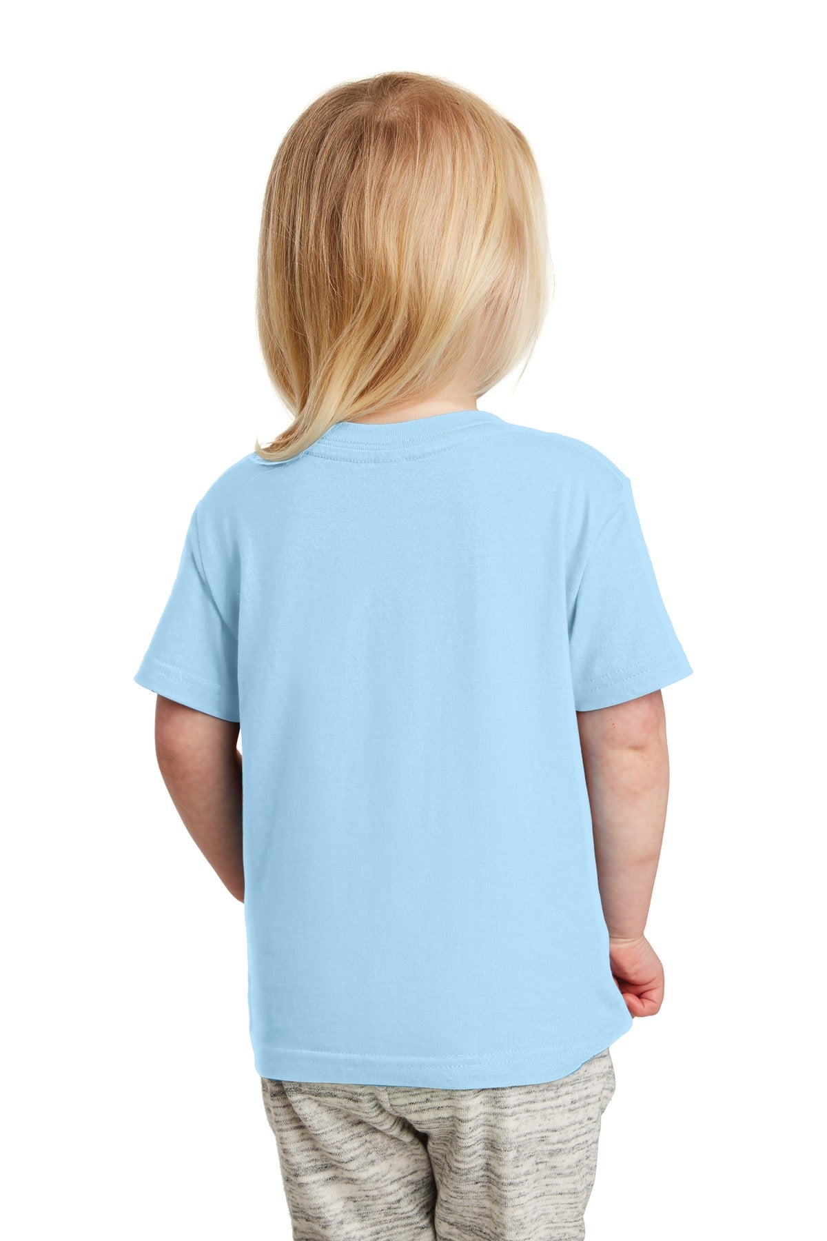 Rabbit Skins Toddler Fine Jersey Tee - Light Blue