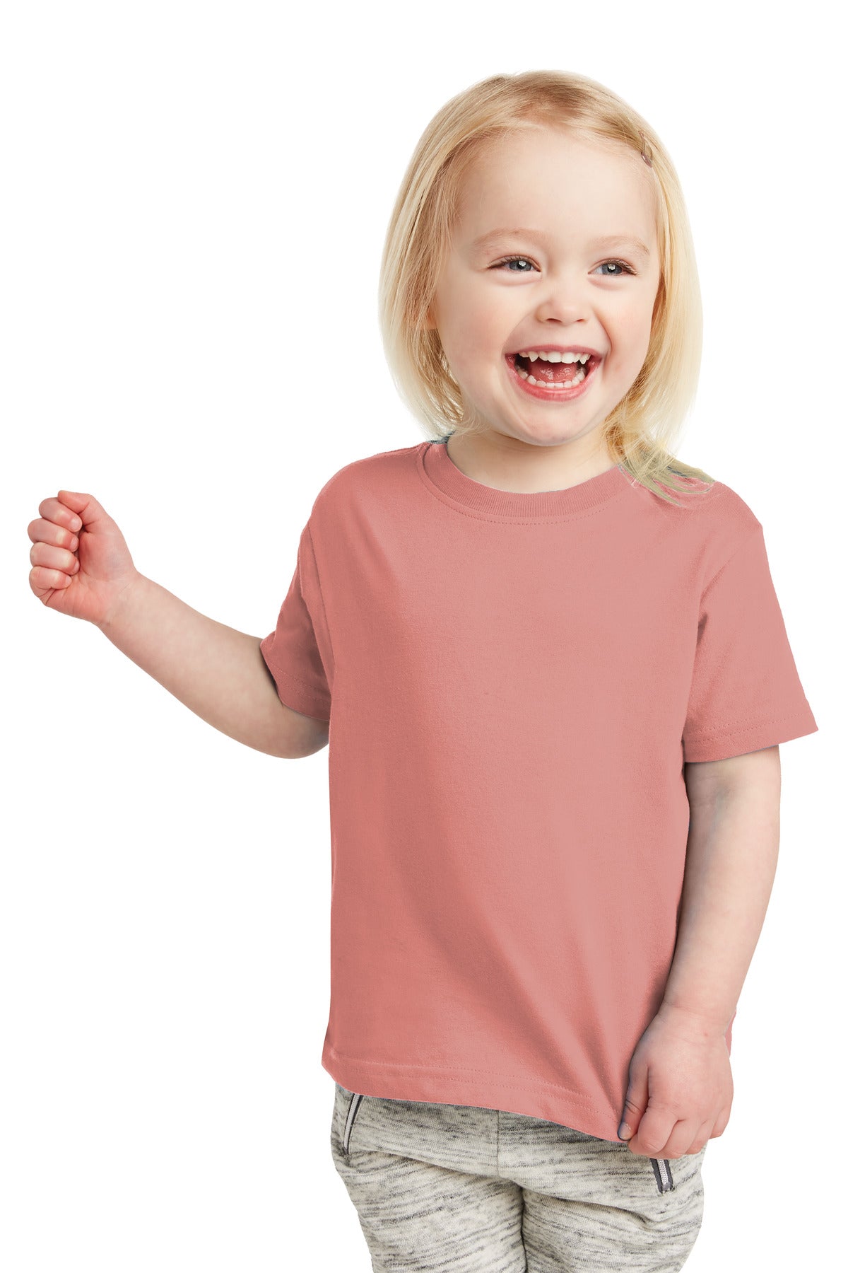 Rabbit Skins Toddler Fine Jersey Tee - Mauvelous