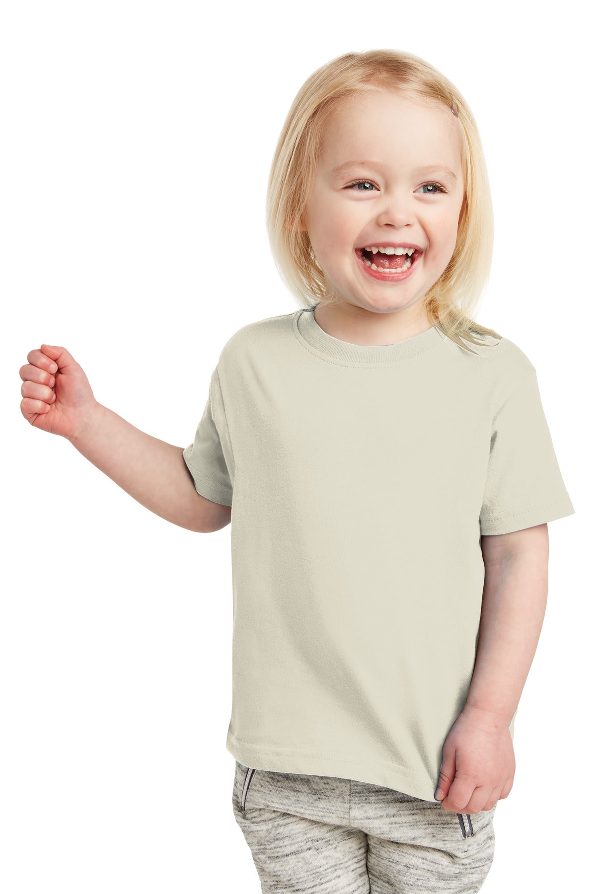 Rabbit Skins Toddler Fine Jersey Tee - Natural