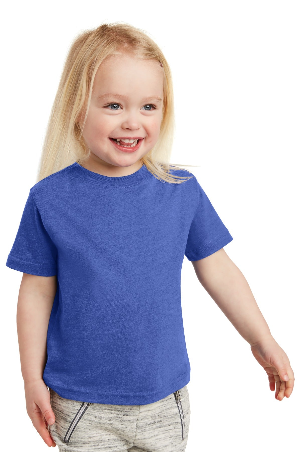Rabbit Skins Toddler Fine Jersey Tee - Vintage Royal