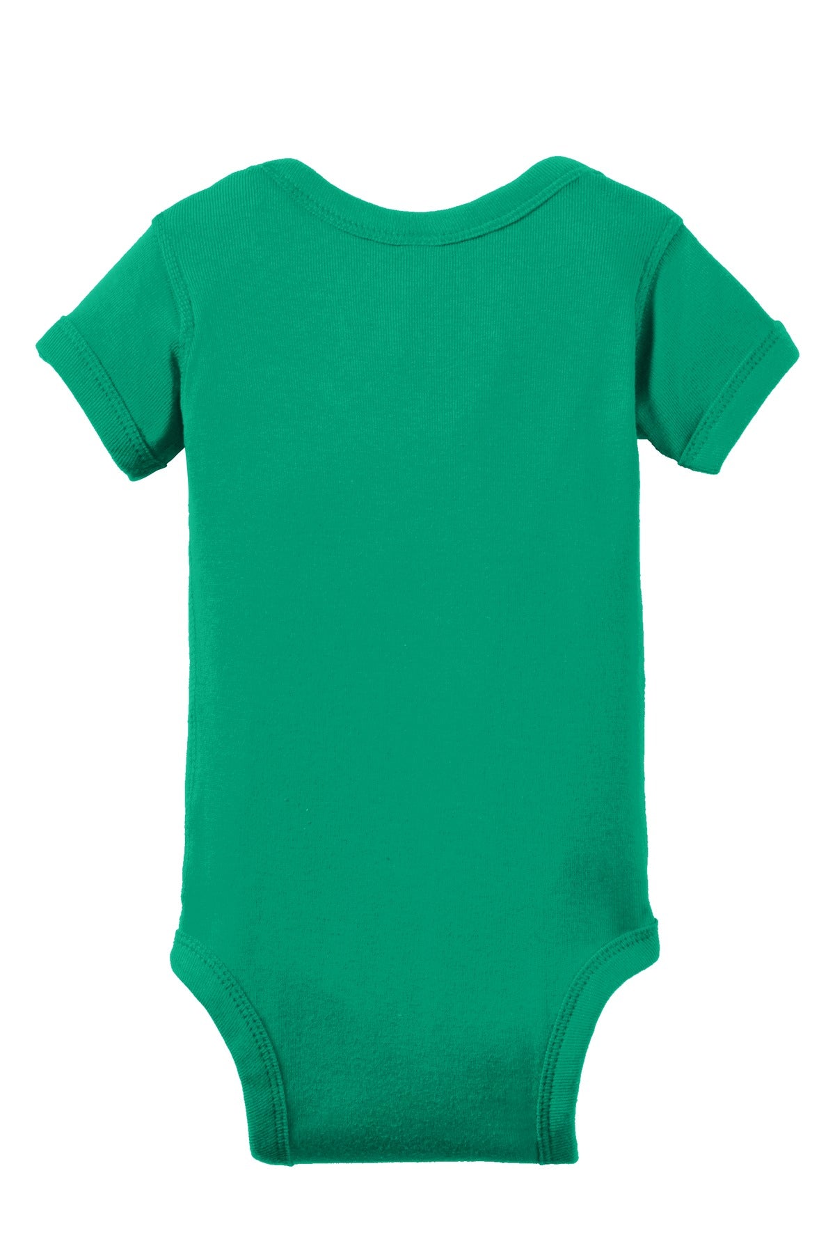 Rabbit Skins Infant Short Sleeve Baby Rib Bodysuit - Kelly