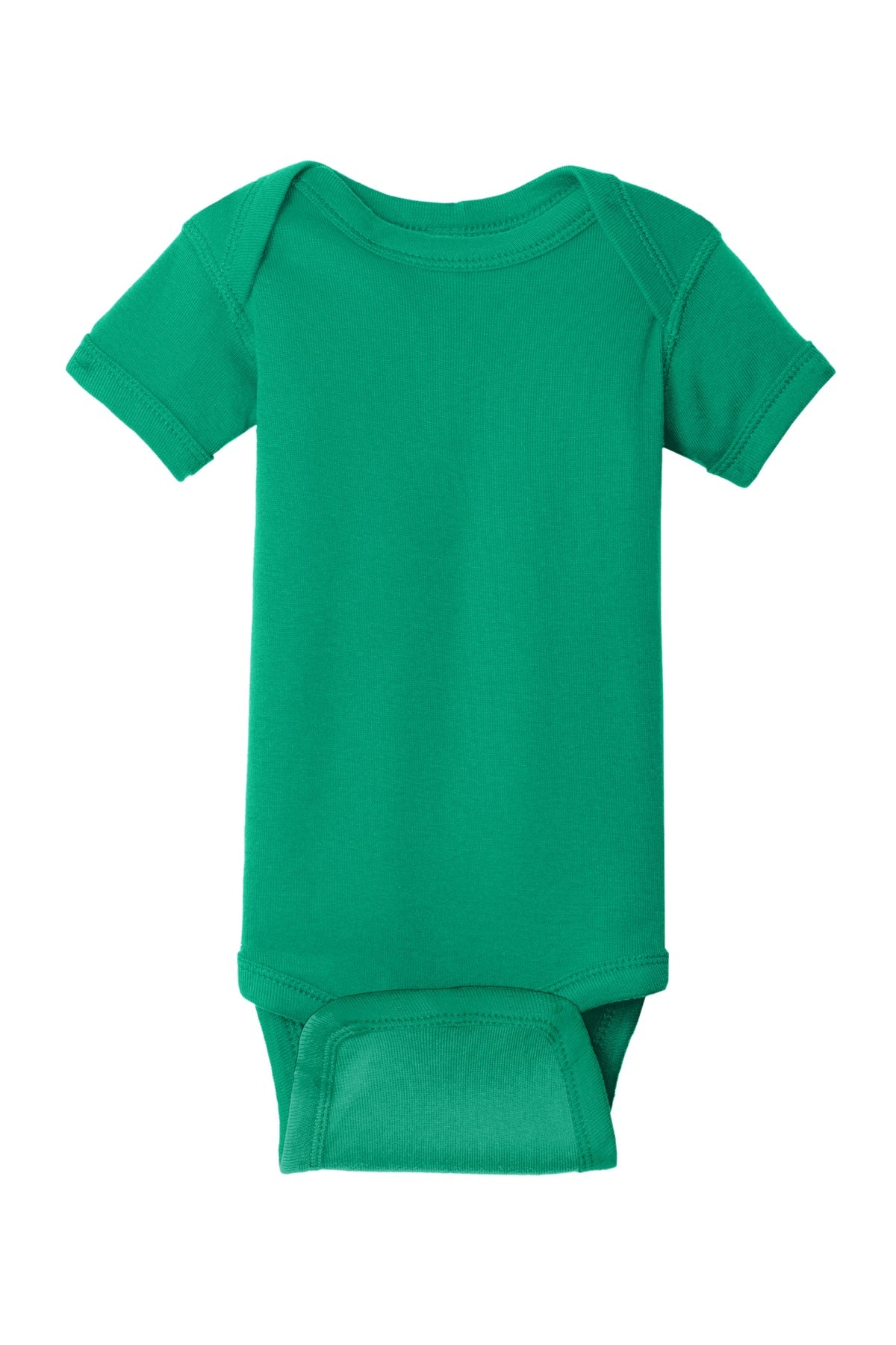 Rabbit Skins Infant Short Sleeve Baby Rib Bodysuit - Kelly