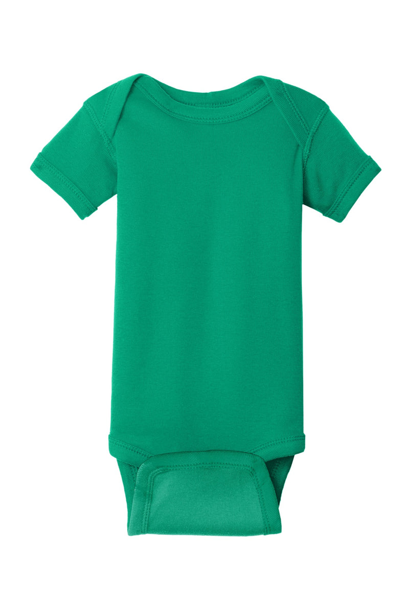 Rabbit Skins Infant Short Sleeve Baby Rib Bodysuit - Kelly