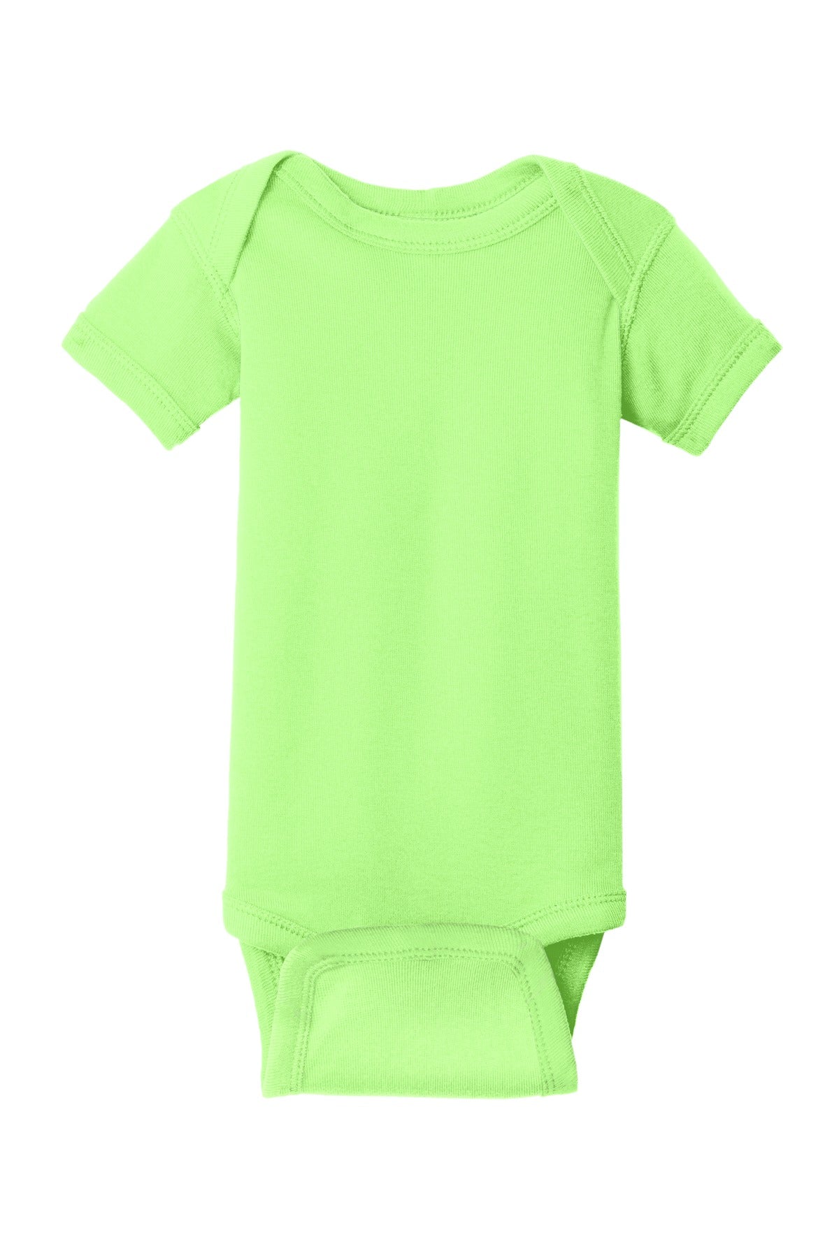 Rabbit Skins Infant Short Sleeve Baby Rib Bodysuit - Key Lime