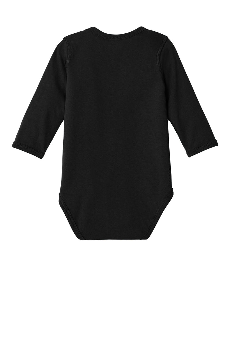Rabbit Skins Infant Long Sleeve Jersey Bodysuit - Black