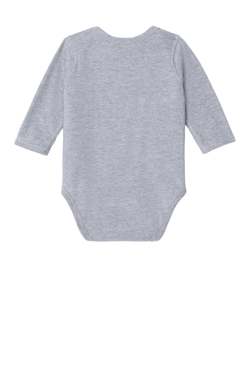 Rabbit Skins Infant Long Sleeve Jersey Bodysuit - Heather