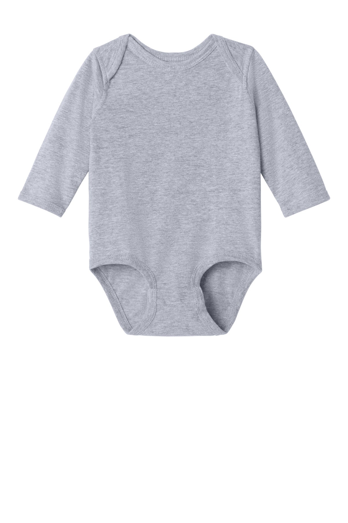 Rabbit Skins Infant Long Sleeve Jersey Bodysuit - Heather