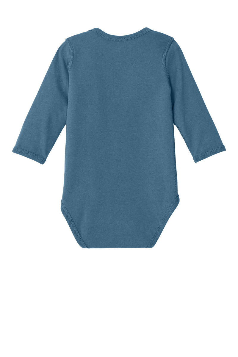 Rabbit Skins Infant Long Sleeve Jersey Bodysuit - Indigo