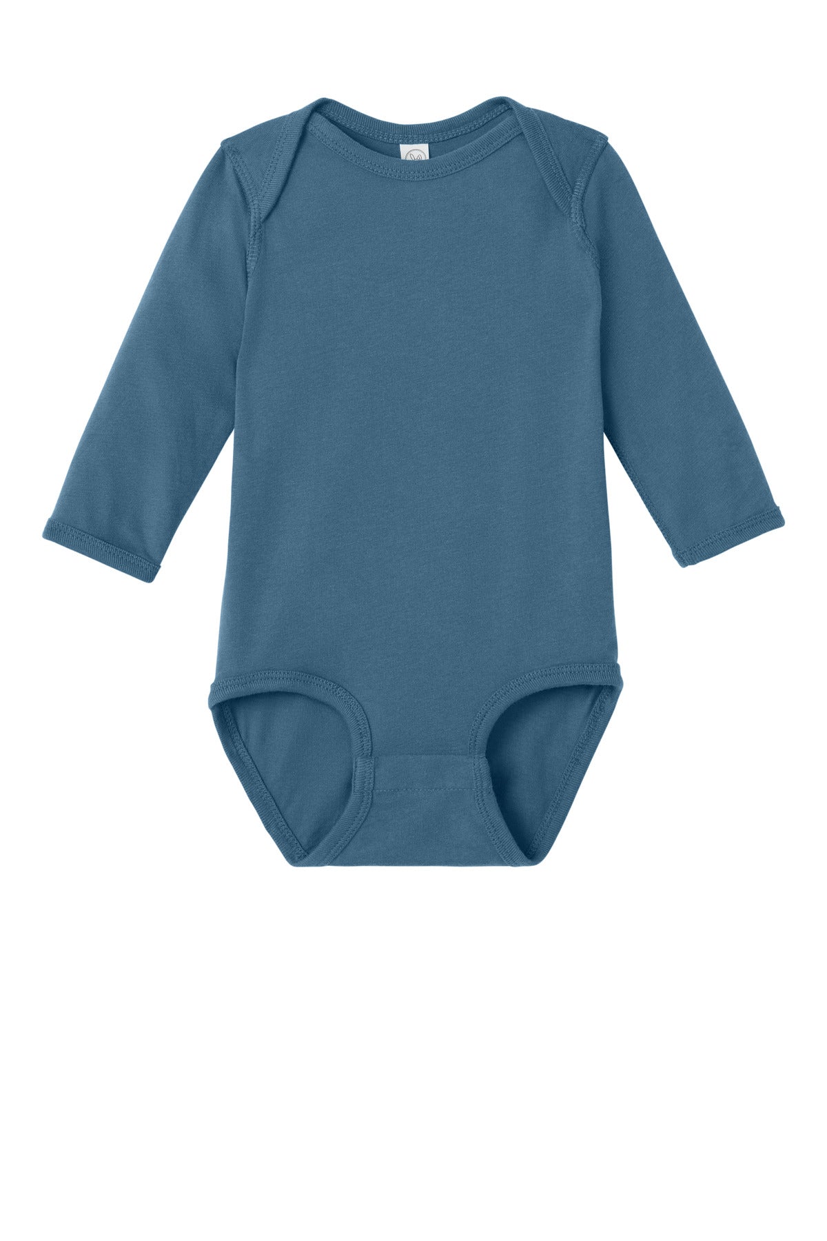 Rabbit Skins Infant Long Sleeve Jersey Bodysuit - Indigo