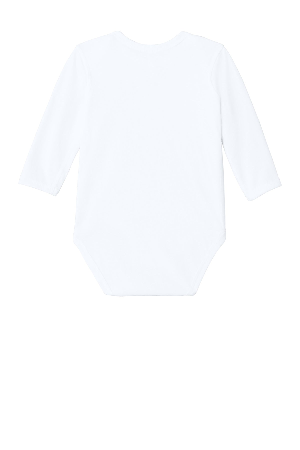 Rabbit Skins Infant Long Sleeve Jersey Bodysuit - White