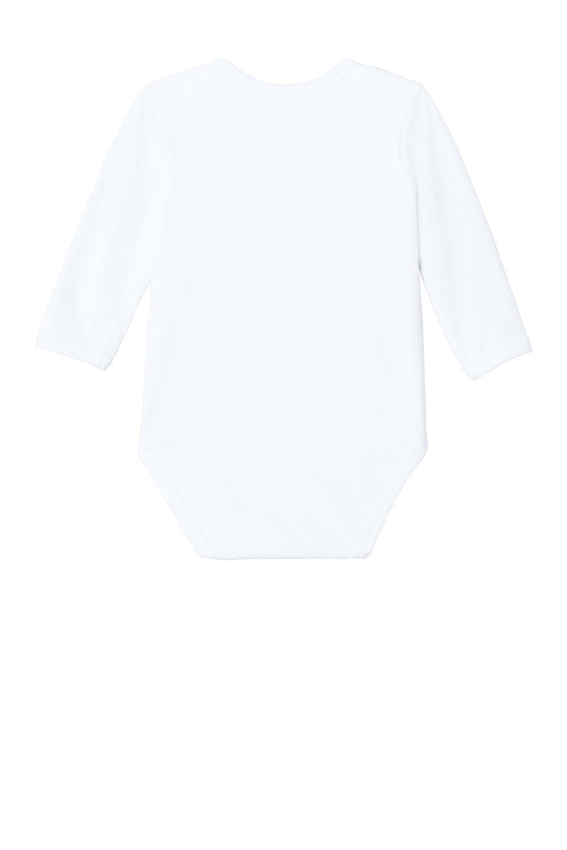 Rabbit Skins Infant Long Sleeve Jersey Bodysuit - White