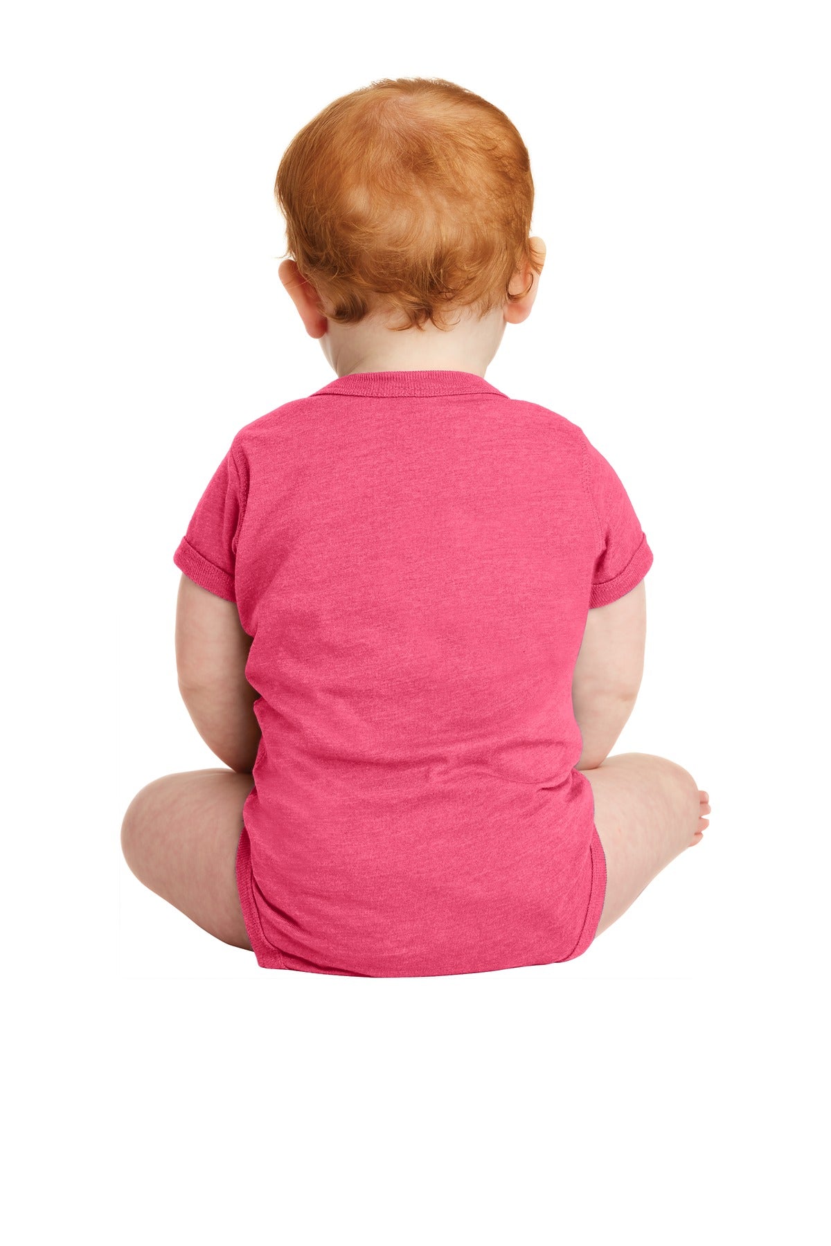 Rabbit Skins Infant Vintage Fine Jersey Bodysuit - Vintage Hot Pink