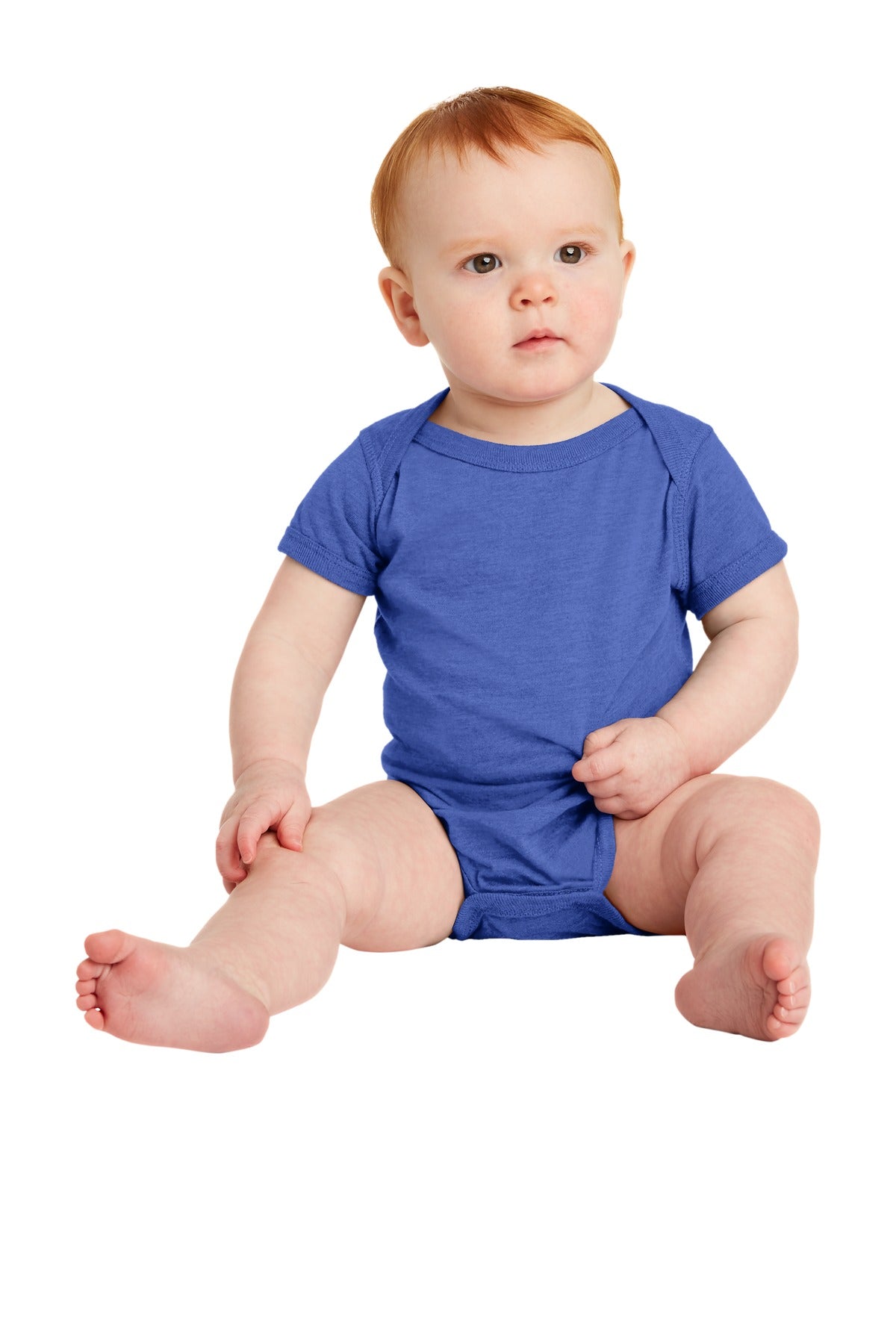 Rabbit Skins Infant Vintage Fine Jersey Bodysuit - Vintage Royal