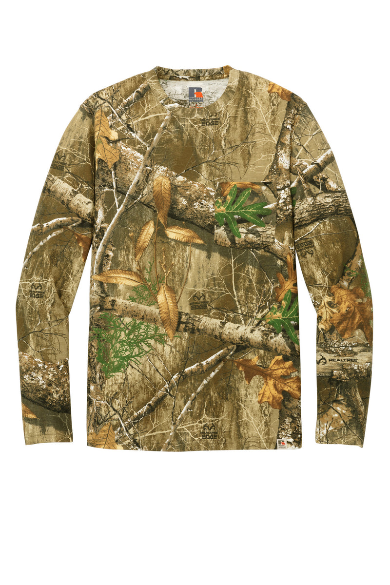 Russell Outdoors Realtree Long Sleeve Pocket Tee - Realtree Edge