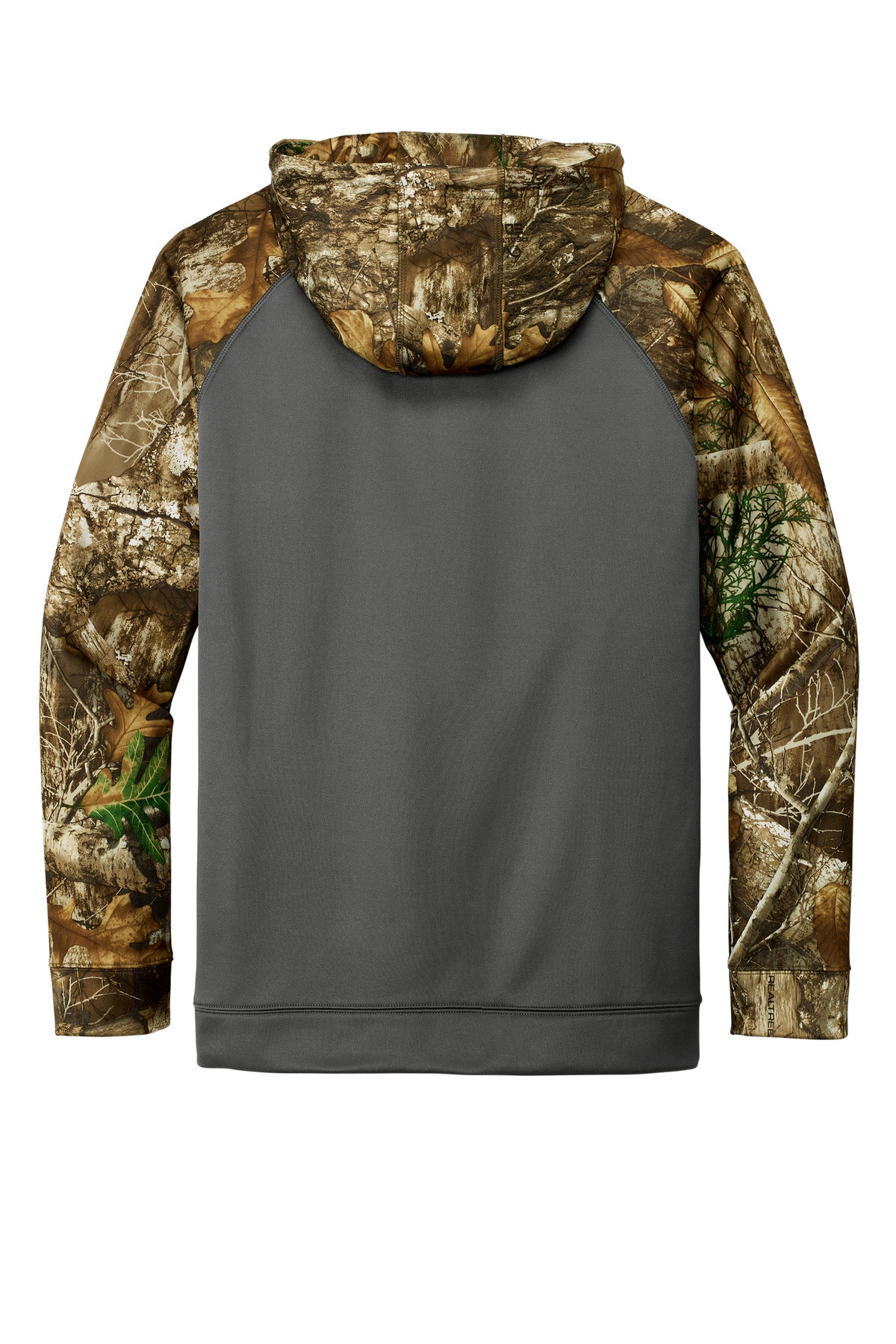 Russell Outdoors Realtree Performance Colorblock Pullover Hoodie - Magnet/ Realtree Edge