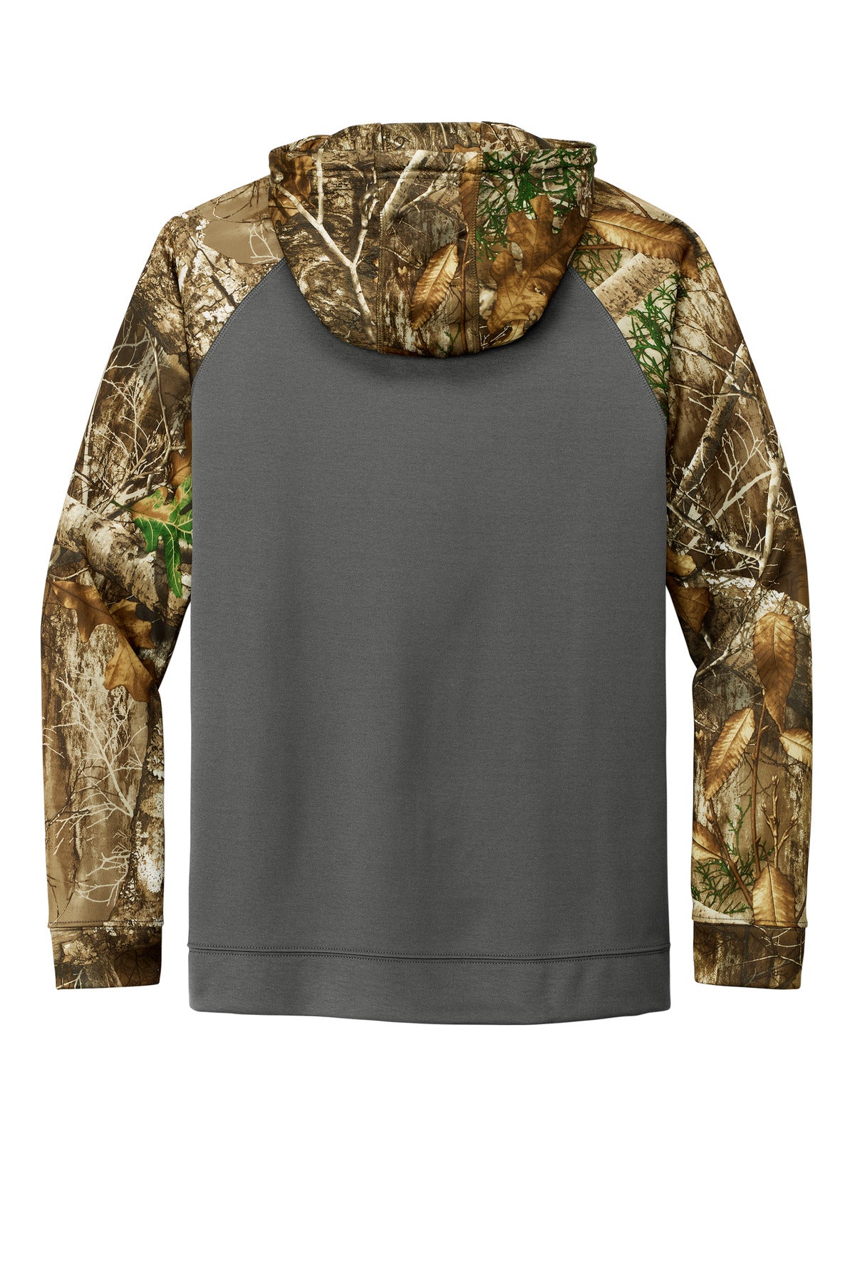 Russell Outdoors Realtree Performance Colorblock Full-Zip Hoodie - Magnet/ Realtree Edge