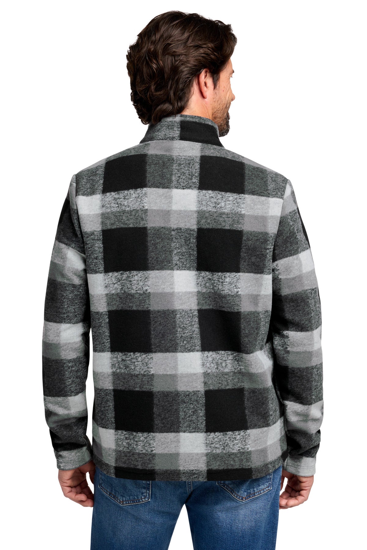Russell Outdoors Basin Snap Pullover RU551 - Deep Black Plaid