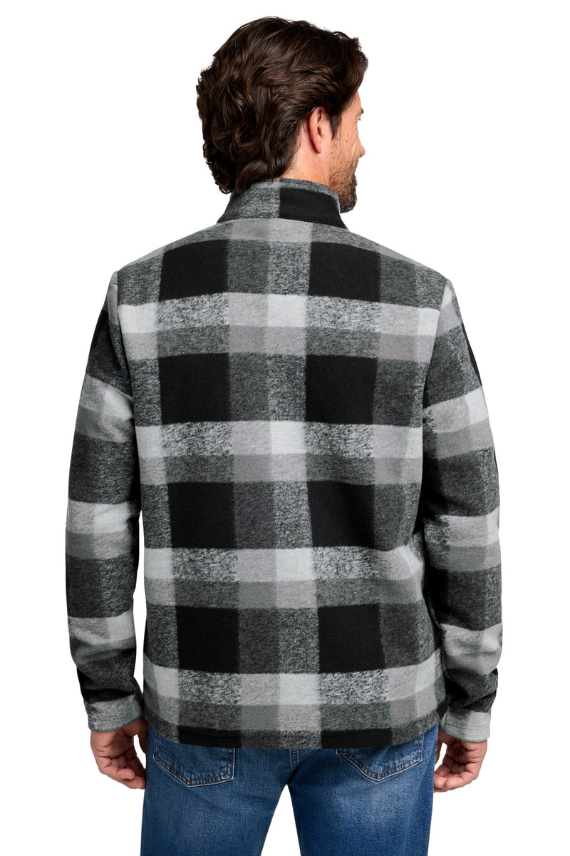Russell Outdoors Basin Snap Pullover RU551 - Deep Black Plaid