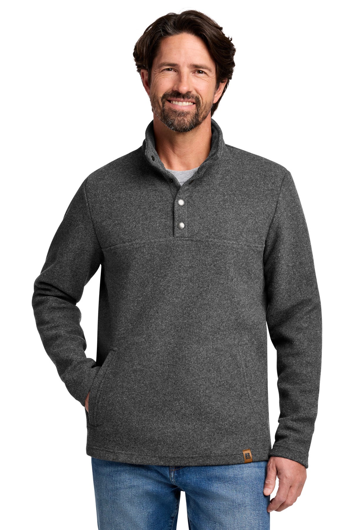 Russell Outdoors Basin Snap Pullover RU551 - Graphite Heather