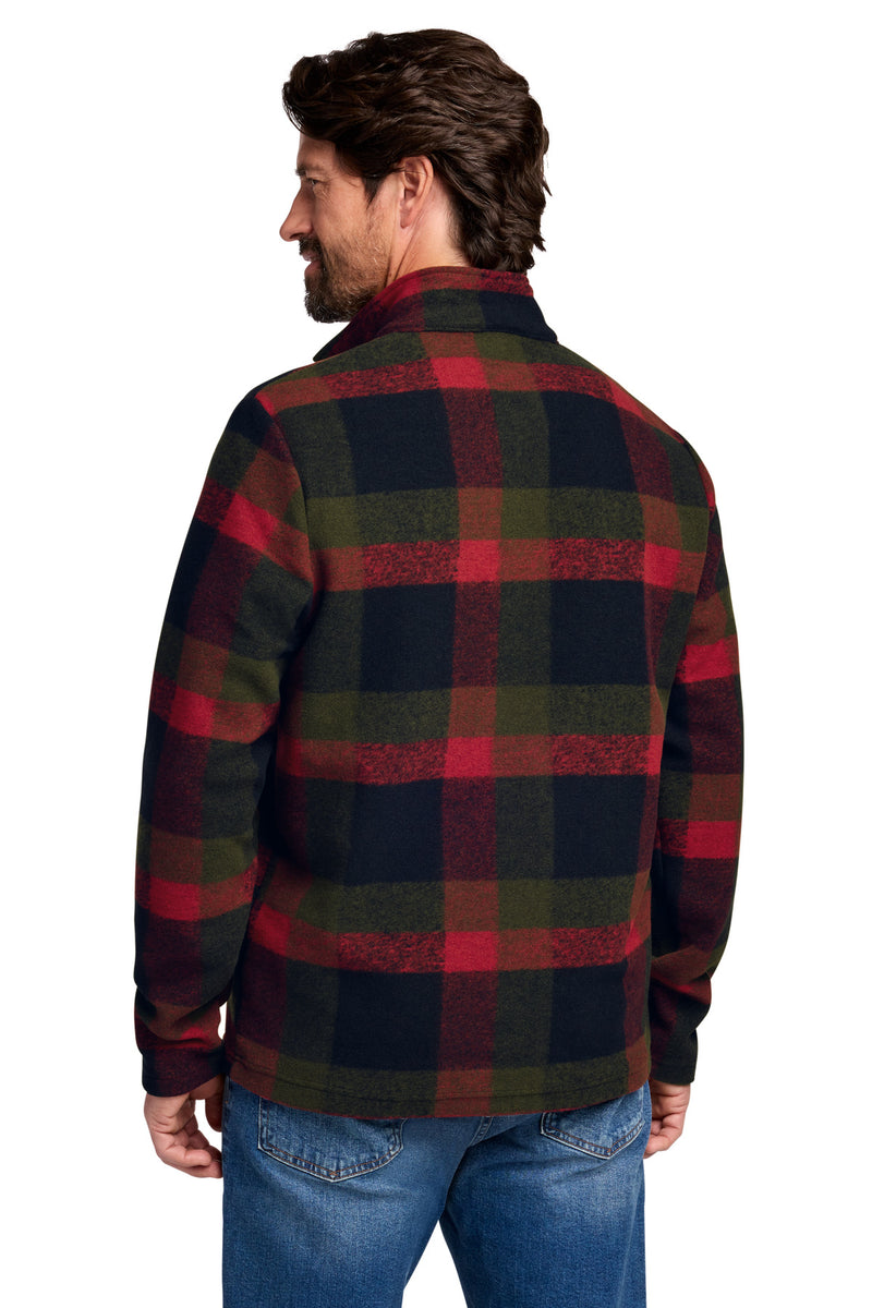 Russell Outdoors Basin Snap Pullover RU551 - Red Plaid