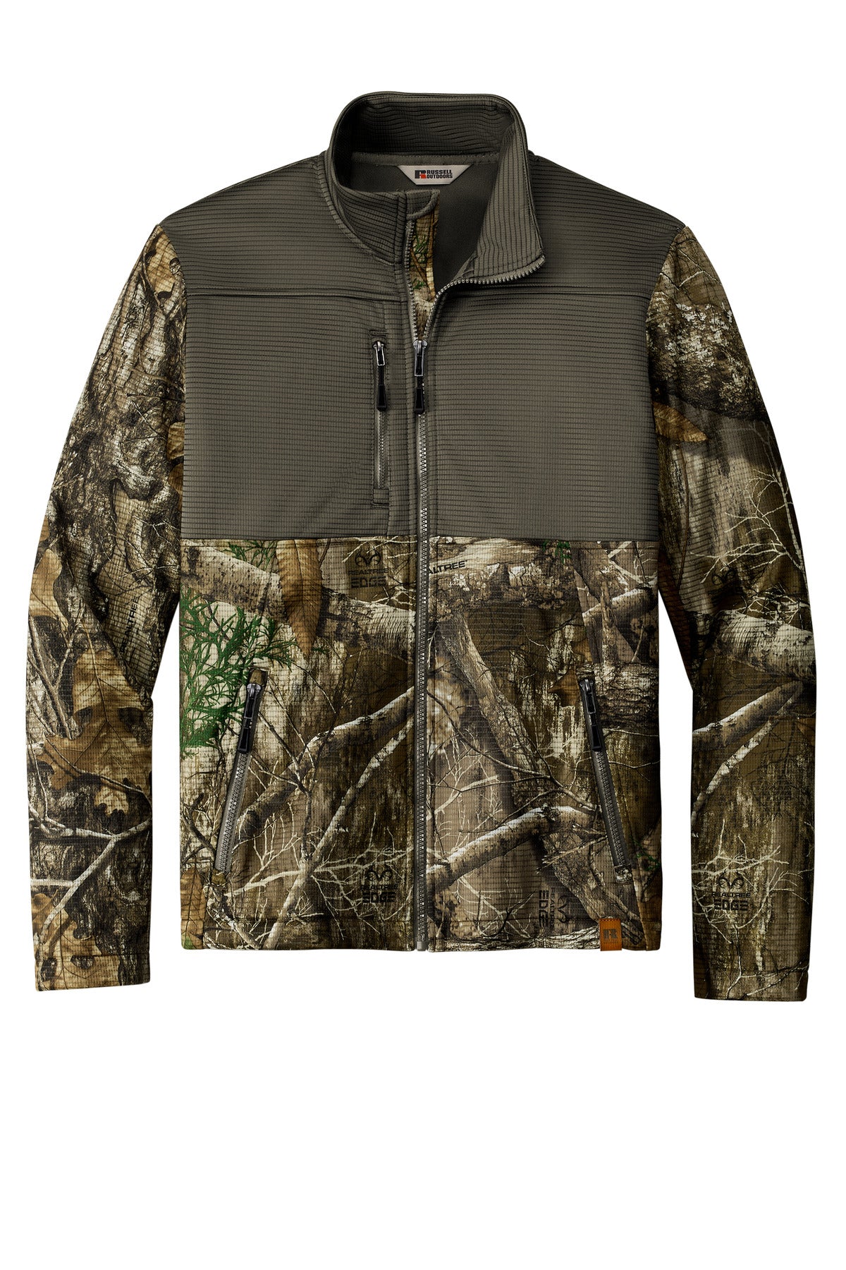 Russell Outdoors Realtree Atlas Colorblock Soft Shell - Cargo Brown/ Realtree Edge