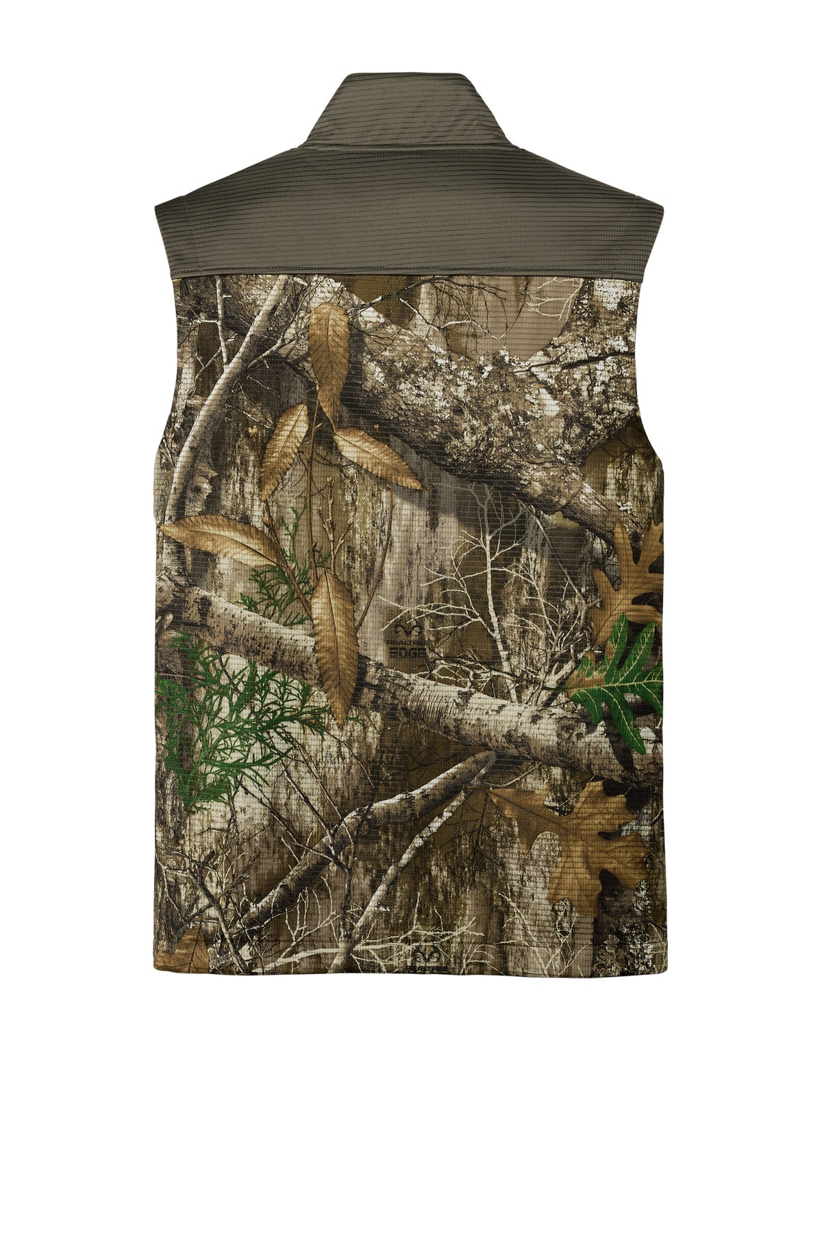 Russell Outdoors Realtree Atlas Colorblock Soft Shell Vest - Cargo Brown/ Realtree Edge