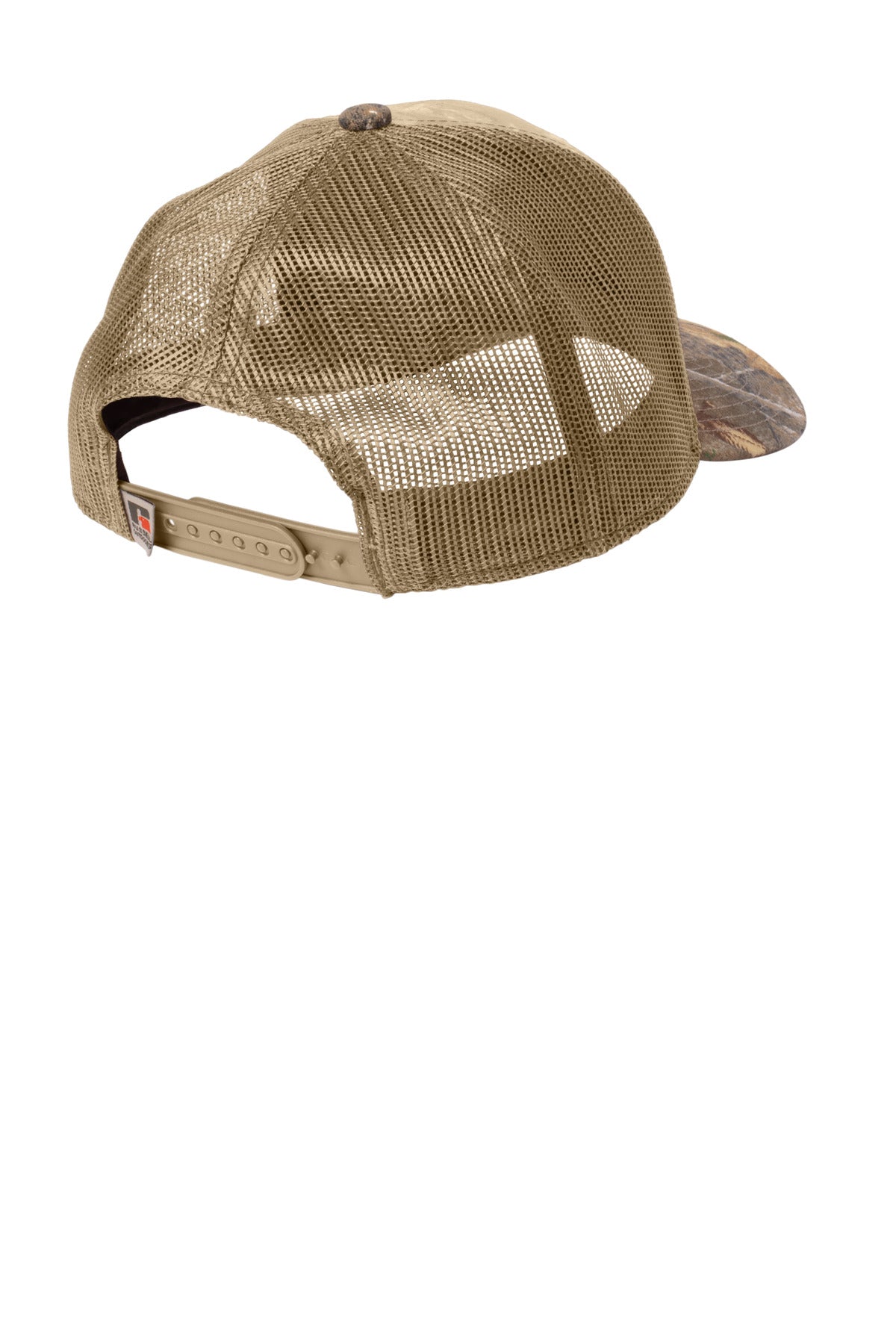 Russell Outdoors Camo Snapback Trucker Cap - Realtree Edge/ Coyote Brown