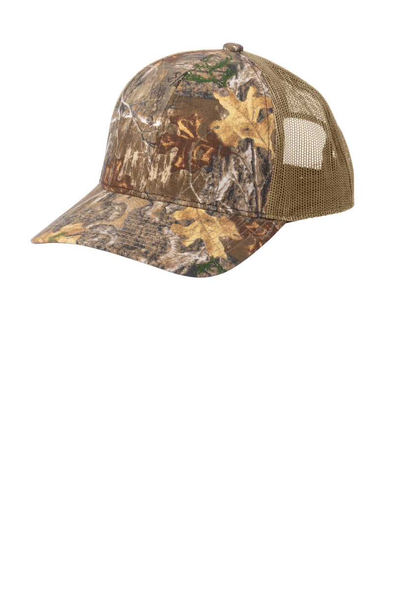 Russell Outdoors Camo Snapback Trucker Cap - Realtree Edge/ Coyote Brown