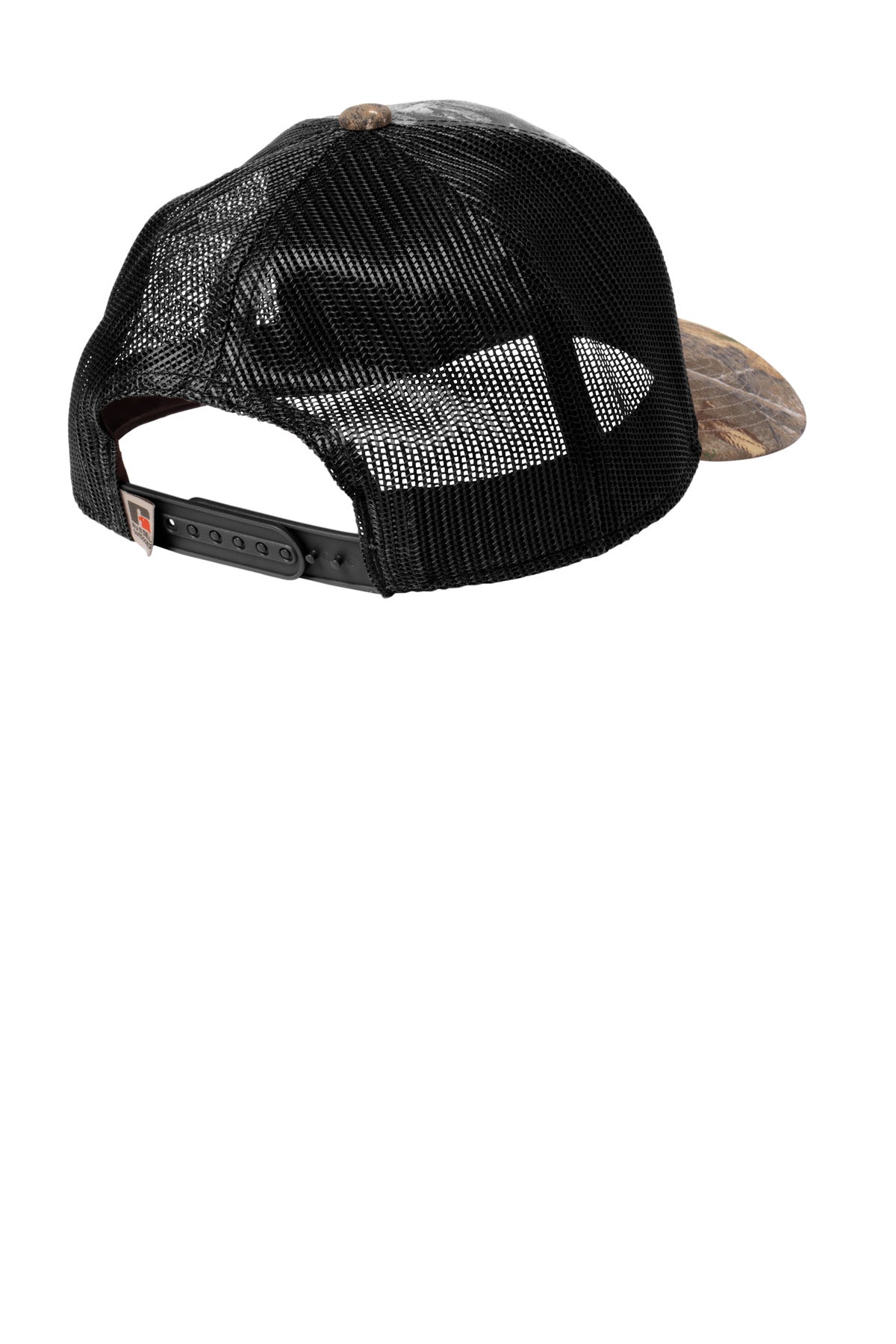 Russell Outdoors Camo Snapback Trucker Cap - Realtree Edge/ Deep Black