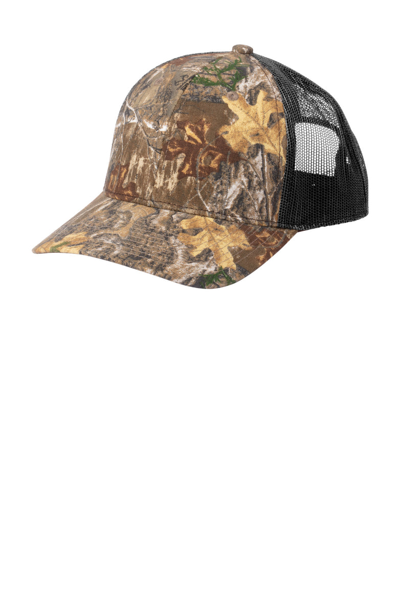 Russell Outdoors Camo Snapback Trucker Cap - Realtree Edge/ Deep Black