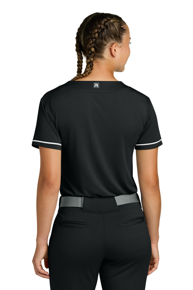Richardson Women's Select 2-Button Softball Jersey - Black