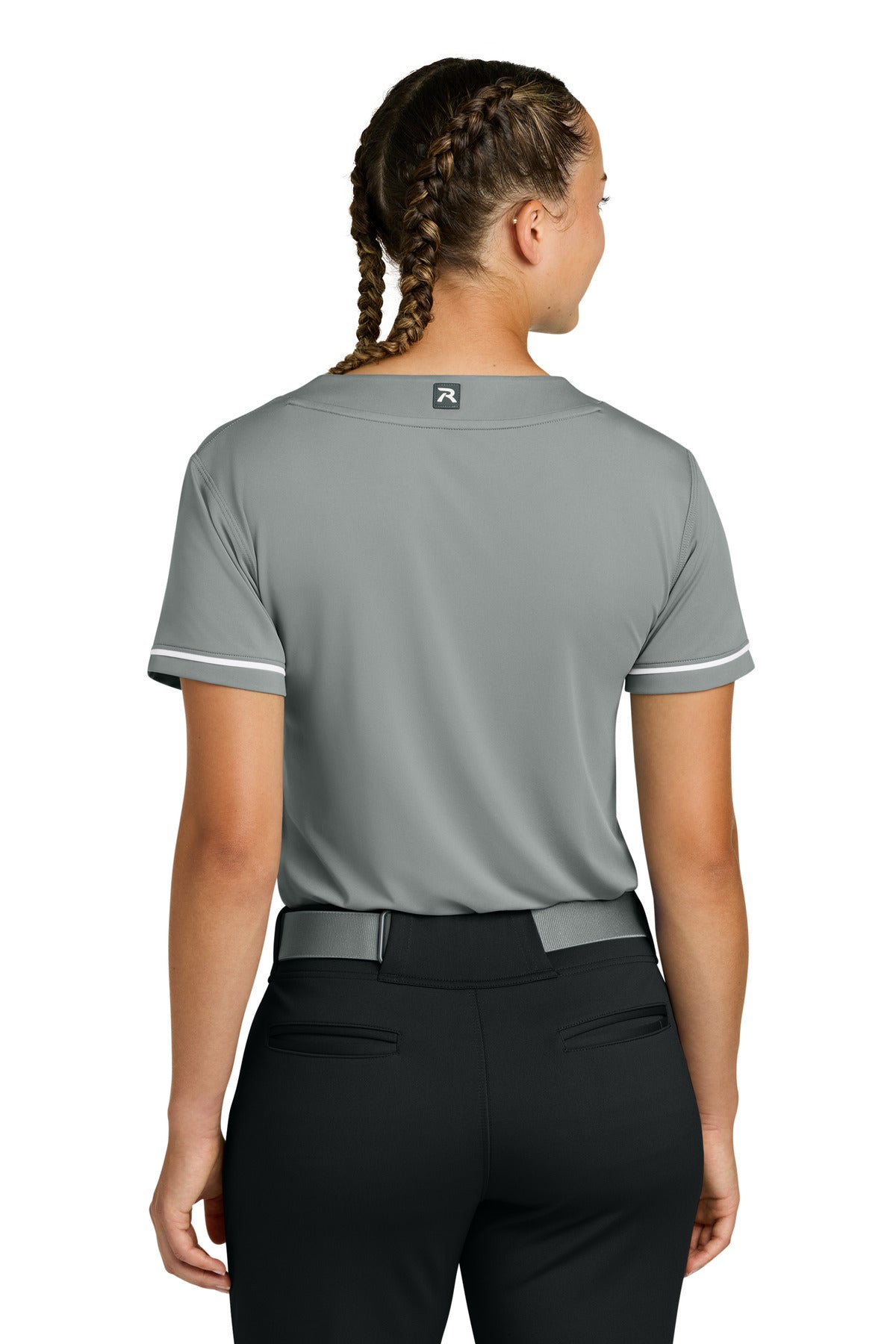 Richardson Women's Select 2-Button Softball Jersey - Grey